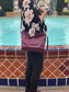 Petite Harlow Purple Leather Bag — Made in Los Angeles | Shoulder & Crossbody