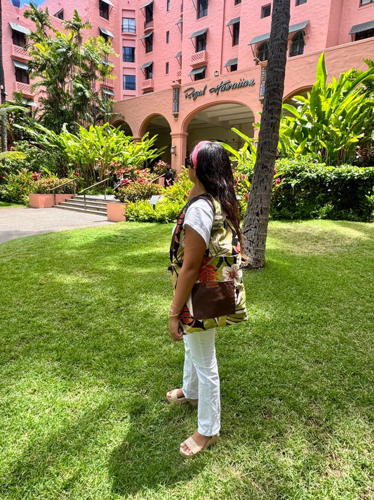 Lulu Leather Bag in Brandy — Made in Hawai‘i | Small-Batch Everyday Leather Bag